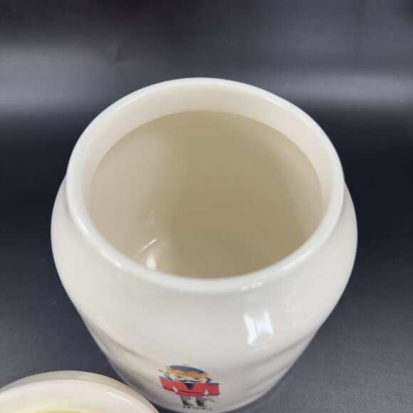 Rae Dunn Artisan Collection Nuts Christmas Canister Jar Container Ceramic W Lid - Picture 8 of 13
